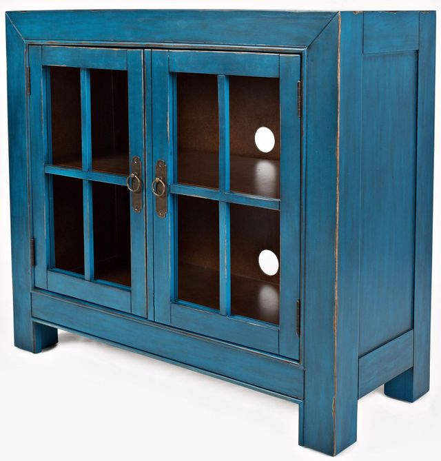 Jofran Inc. Aquitaine blue Accent Cabinet-1