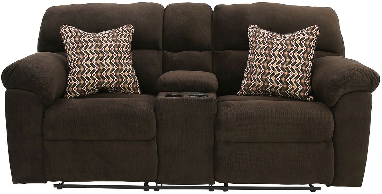 Affordable Furniture Chevron Mink Reclining Loveseat