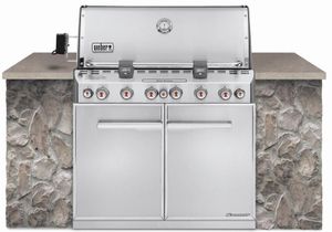 Weber® Grills® S-660™ Series 42" Stainless Steel Built In Gas Grill