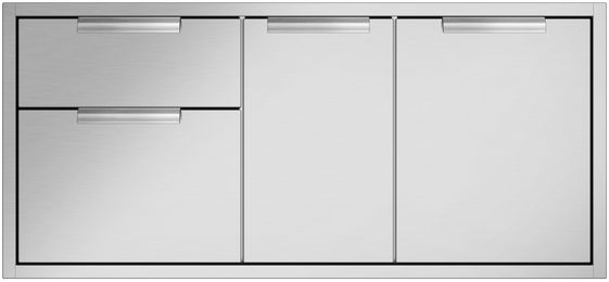 DCS 47.94" Brushed Stainless Steel Bulit In Access Drawers-ADR2-48