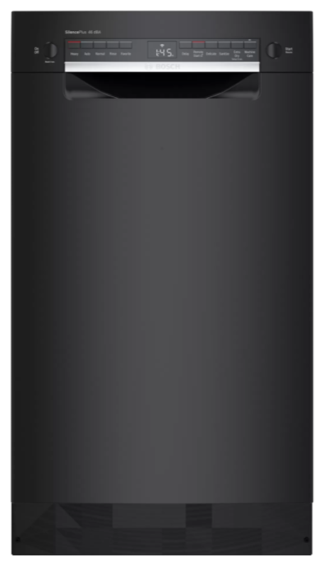 Bosch® 300 Series 18" Black Built-In Dishwasher-0