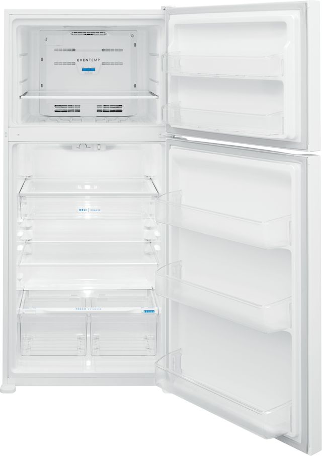 Frigidaire® 20.0 Cu. Ft. White Top Freezer Refrigerator 1