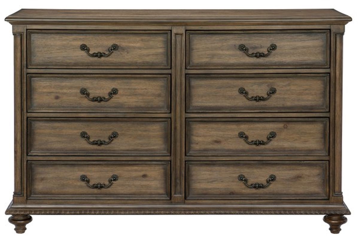 Pecan on sale wood dresser