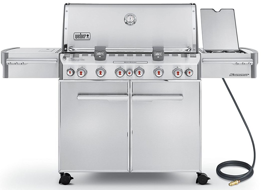 Weber Grills® S-670™ 74.1" Stainless Steel Gas Grill