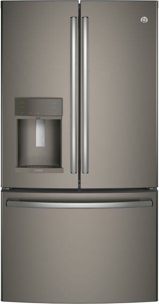 GE Profile™ 22.1 Cu. Ft. Slate Counter Depth French Door Refrigerator