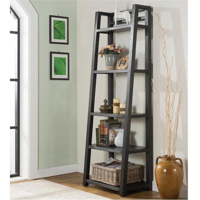 Riverside Furniture Perspectives Leaning Bookcase 1