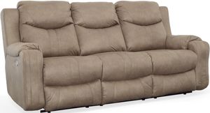 Southern Motion™ Marvel Pinnacle Dove Reclining Sofa with Power Headrest