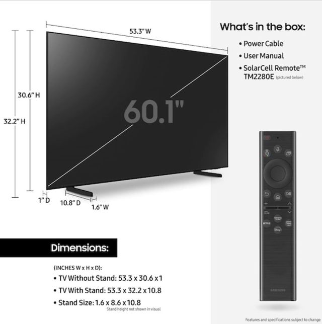 Samsung Q60B Series 65" 4K Ultra HD QLED Smart TV 47