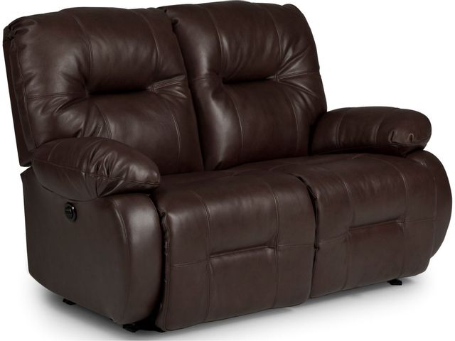 Best® Home Furnishings Brinley Reclining Space Saver® Leather Loveseat