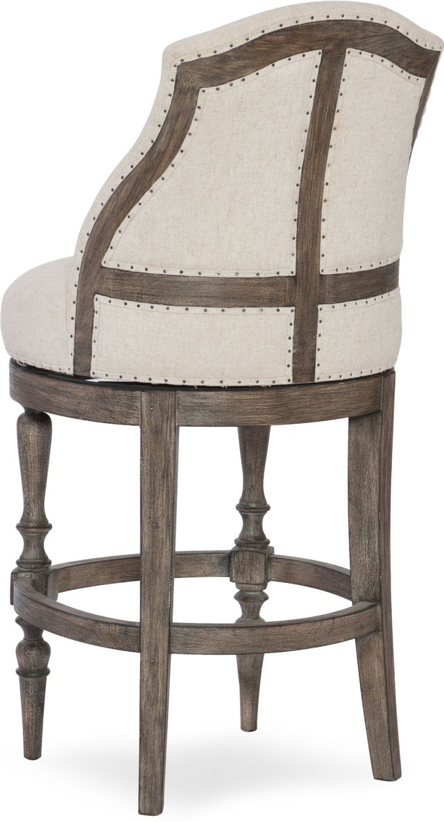 Hooker® Furniture Decorator Stools Taupe Kacey Deconstructed Counter Height Stool 1