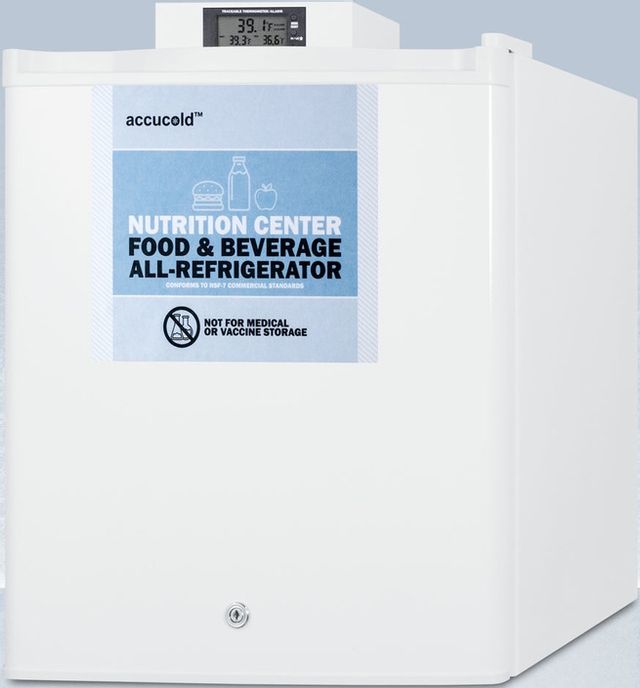 Accucold™ Nutrition Center Series 1.7 Cu. Ft. White Compact Refrigerator 1