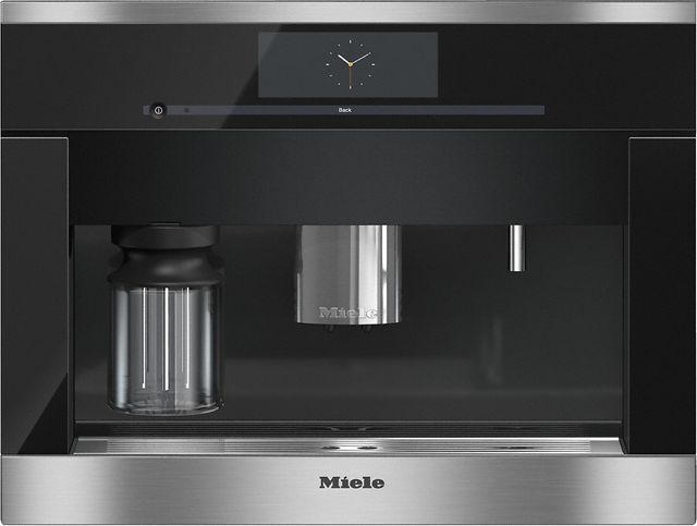 Miele 23.44" Clean Touch Steel Built In Coffee Machine 7