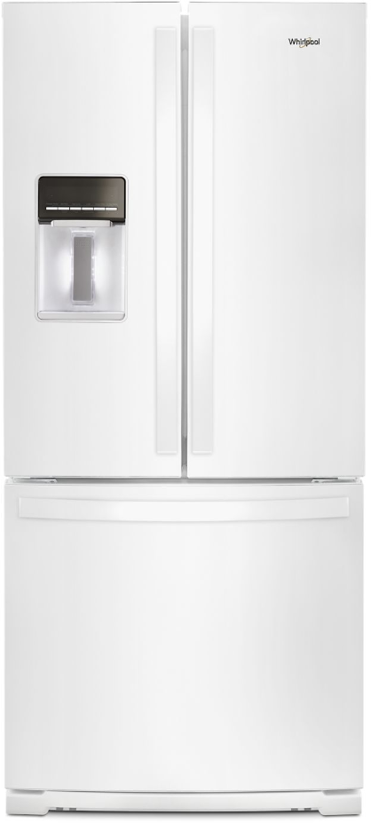 Whirlpool 36 in. 25.2 cu. ft. French Door Refrigerator with Internal Water  Dispenser- White