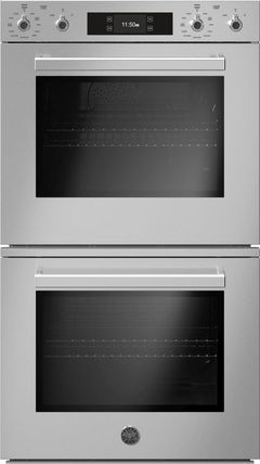 Bertazzoni Professional Series 30" Stainless Steel Double Electric Convection Oven Self-Clean with Assistant