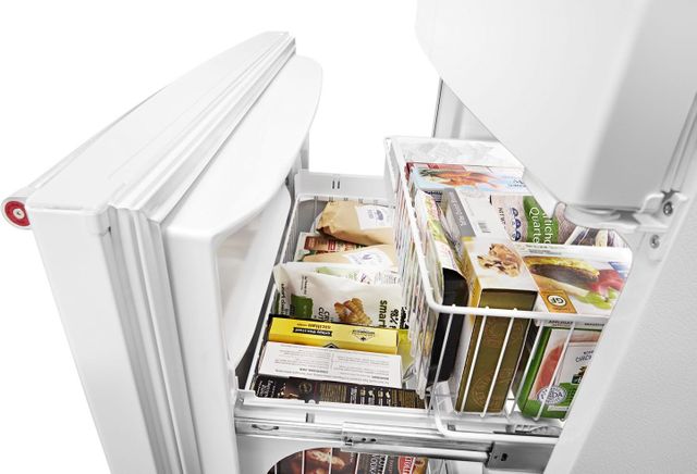 KitchenAid® 20.0 Cu. Ft. White Counter Depth French Door Refrigerator 3