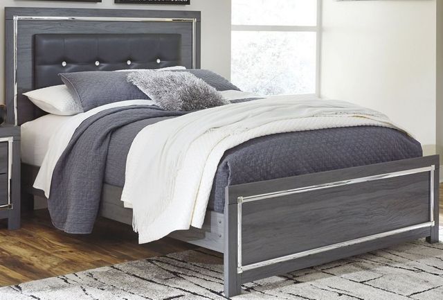 Signature Design by Ashley® Lodanna Gray King Panel Bed-1