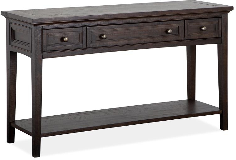 Magnussen Home® Westley Falls Graphite Sofa Table | Comfort Center