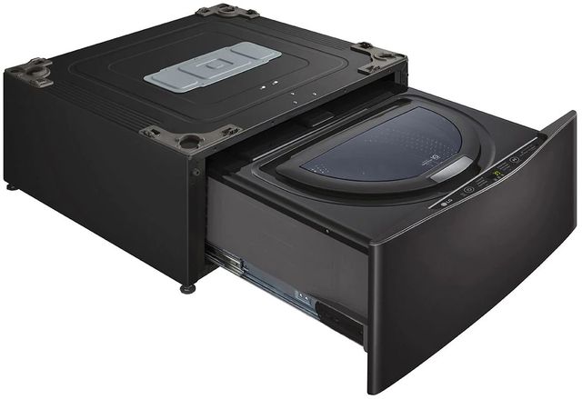 LG SideKick™ 1.0 Cu. Ft. Black Steel Pedestal Top Load Washer-1
