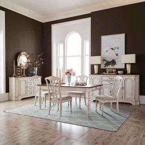 Liberty Abbey Road 5-Piece Porcelain White Dining Room Set