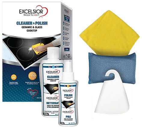 Excelsior™ Kitchen Care Collection Ceramic & Glass Cooktop Cleaner & Polish Kit