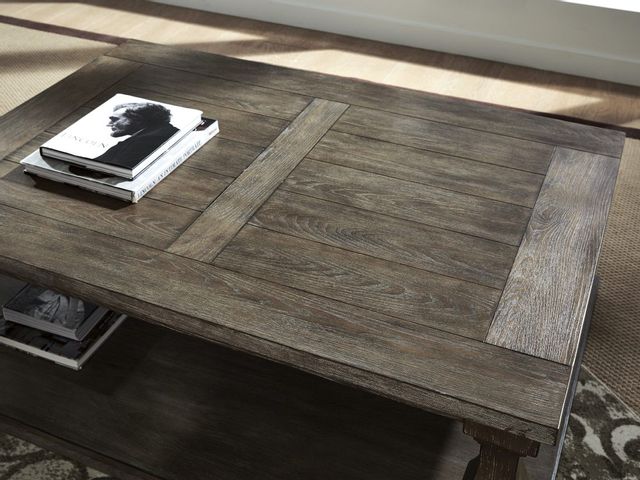 Signature Design by Ashley® Johnelle Weathered Gray Coffee Table 4