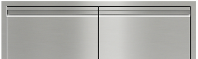 Wolf® 42" Stainless Steel Double Access Doors-1
