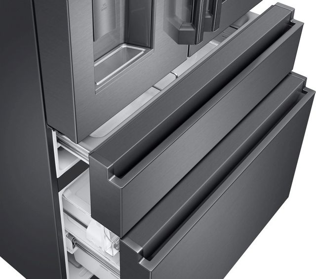 Samsung 22 Cu. Ft. Counter Depth French Door Refrigerator-Fingerprint Resistant Black Stainless Steel 1