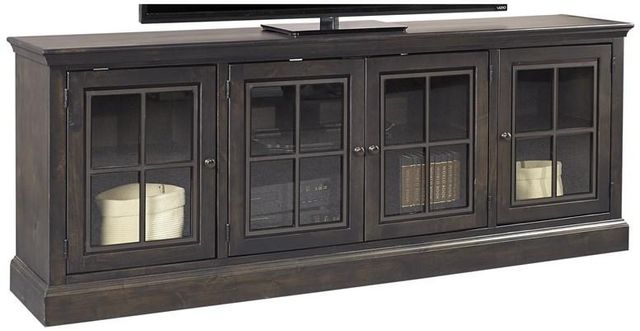 Aspenhome® Churchill Ghost Black 84" Console with 4 Doors