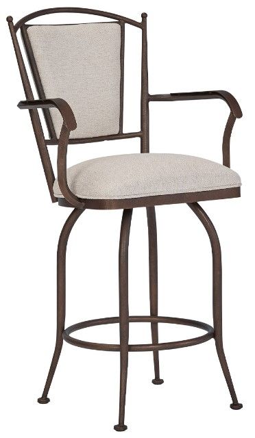 Wesley Allen Durham Counter Stool with Arms