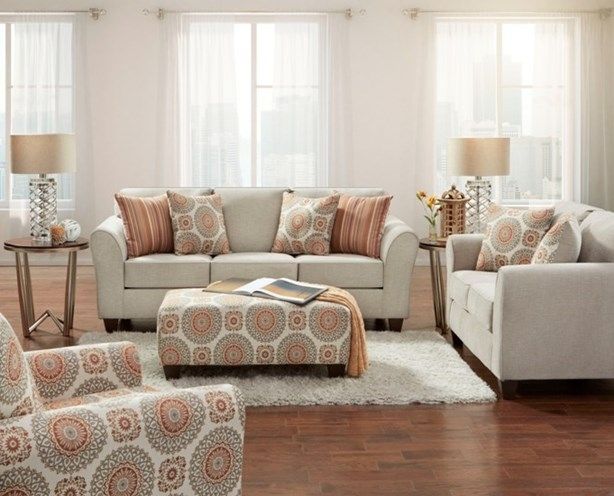 Affordable Furniture 5043 Bennington Taupe Sofa-1