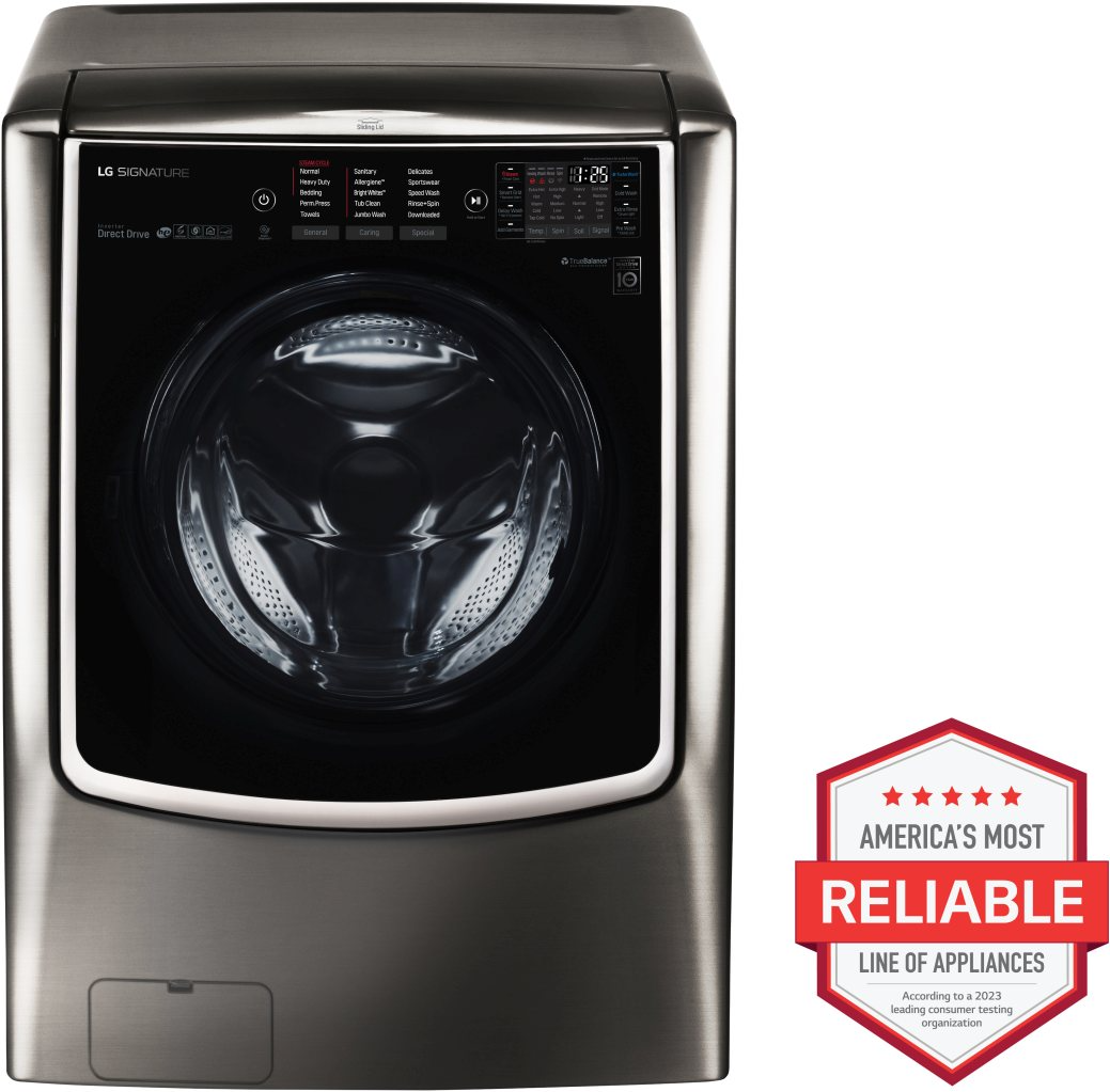 Lg front load washer stainless deals steel