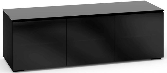Salamander Designs® Oslo 237 AV Cabinet-Black Glass