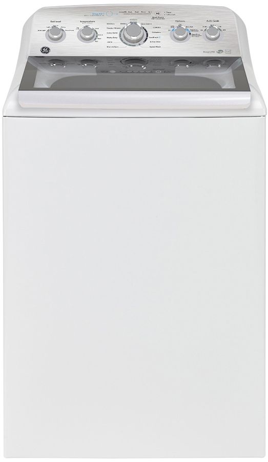 Laveuse à chargement vertical GE® de 5.0 pi³ - Blanc