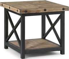 Flexsteel® Carpenter Black/Light Brown Lamp Table