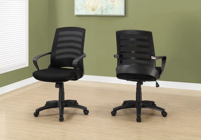 Monarch Specialties Inc. Black Mesh Office Chair