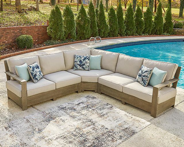 Signature Design by Ashley® Silo Point Brown RAF/LAF Loveseat with Cushion 2