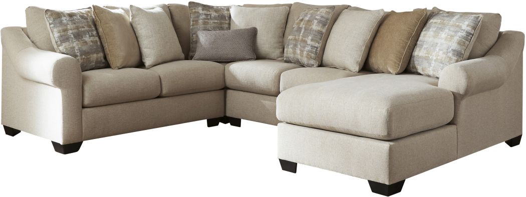 Benchcraft® Ingleside Linen 4 Piece Sectional Sofa
