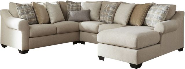 Benchcraft® Ingleside Linen 4 Piece Sectional Sofa-0
