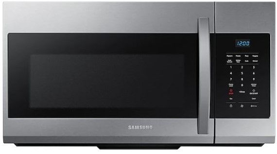 Samsung 1.7 Cu. Ft. Fingerprint Resistant Stainless Steel Over the Range Microwave 0