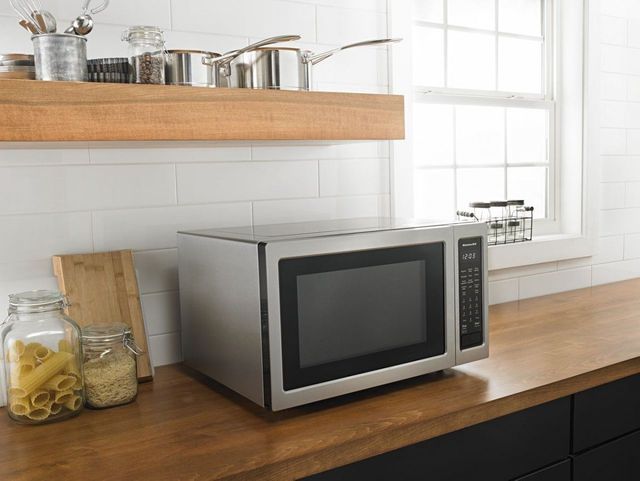 KitchenAid® 1.5 Cu. Ft. Stainless Steel Countertop Convection Microwave 26