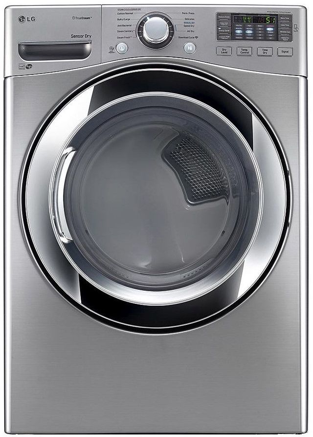 LG Front Load Electric Steam Dryer-Graphite Steel