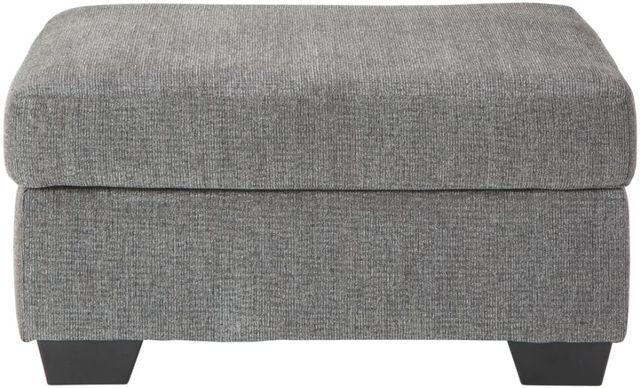 Benchcraft® Dalhart Charcoal Oversized Accent Ottoman-1