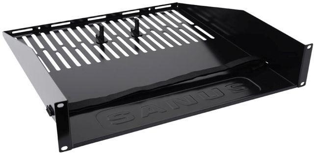Sanus® Component Series Black 2U Rack Shelf 1