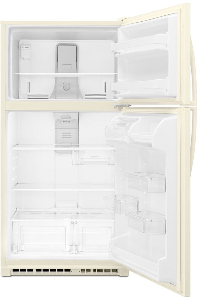 Whirlpool® 20.5 Cu. Ft. Top Freezer Refrigerator-Biscuit 4