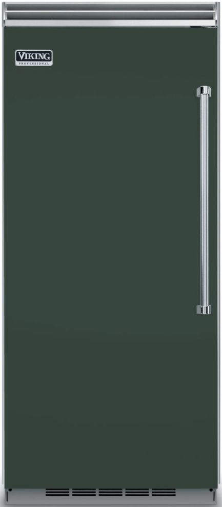 Viking® 5 Series 19.2 Cu. Ft. Blackforest Green Professional Left Hinge All Freezer