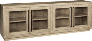 Signature Design by Ashley® Belenburg Washed Brown 4 Door Accent Cabinet