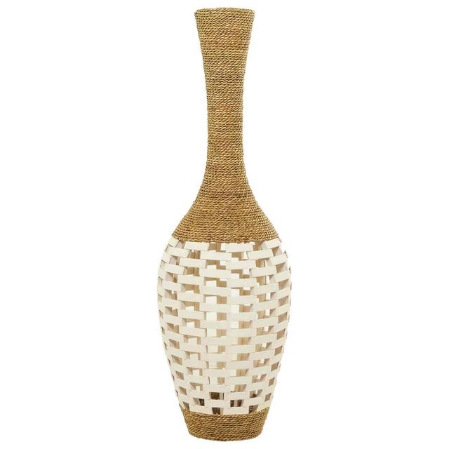 Uma Home Brown Seagrass Tall Floor Vase-0