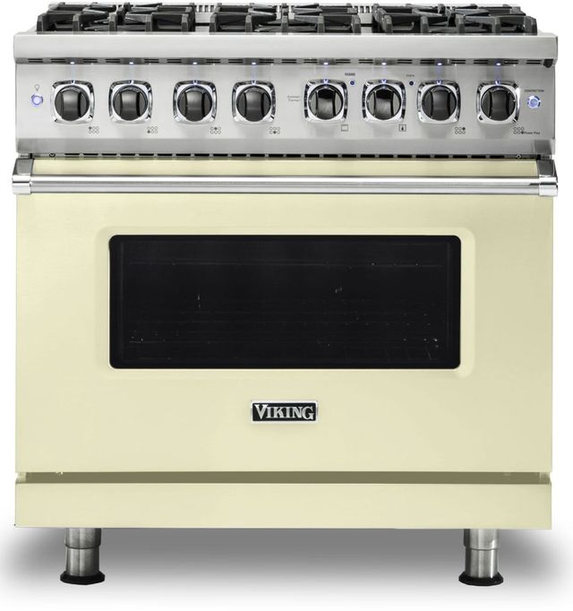 Viking® Professional 5 Series 36" Stainless Steel Pro Style Dual Fuel Range 12