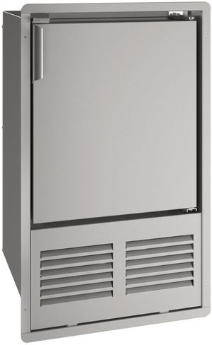U-Line® Marine Series 14" 23 lb. Stainless Solid Ice Maker