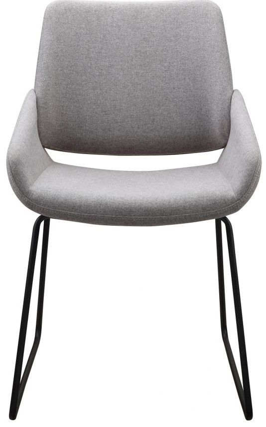 Moe's Home Collection Lisboa Light Gray Dining Chair 0